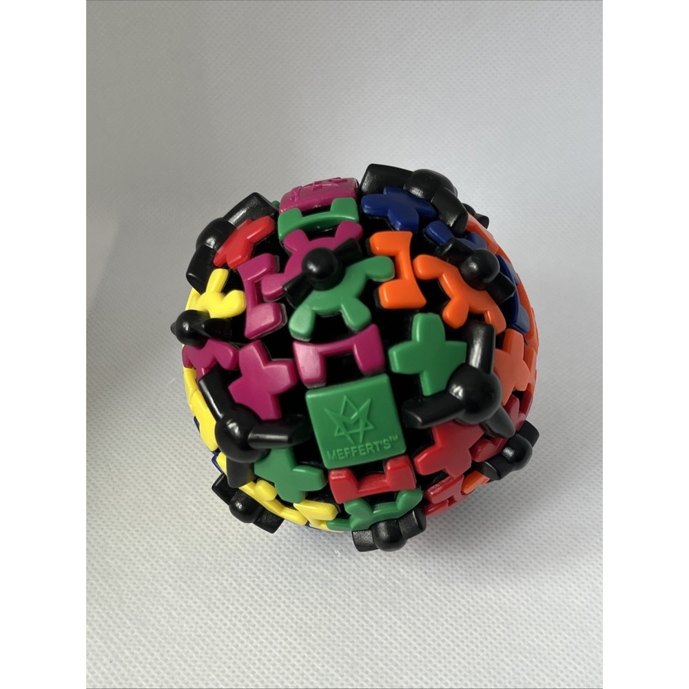 Meffert's Gear Ball Rubik's Cube Type Puzzle Brain Teaser Multi Color